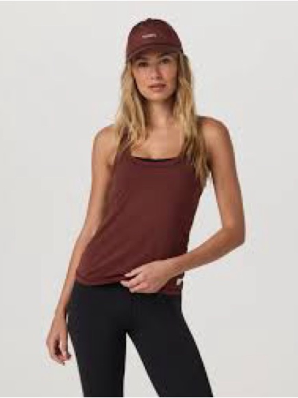 Vuori Lux Racerback - Burnt Sienna